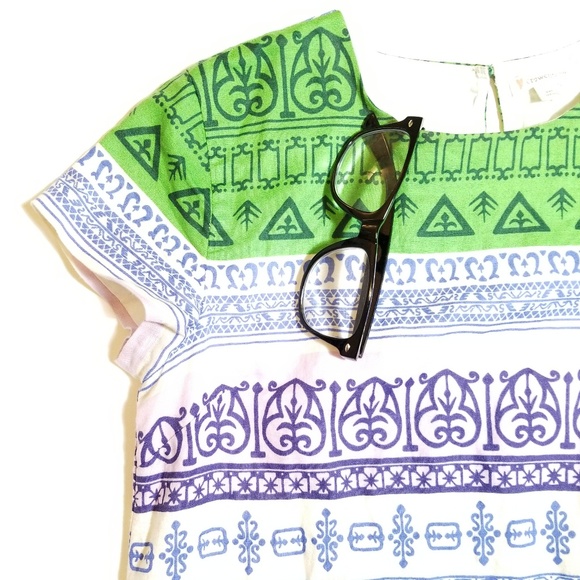 J. Crew Crewcuts Hieroglyphic Keyhole Shift Dress - Picture 5 of 8